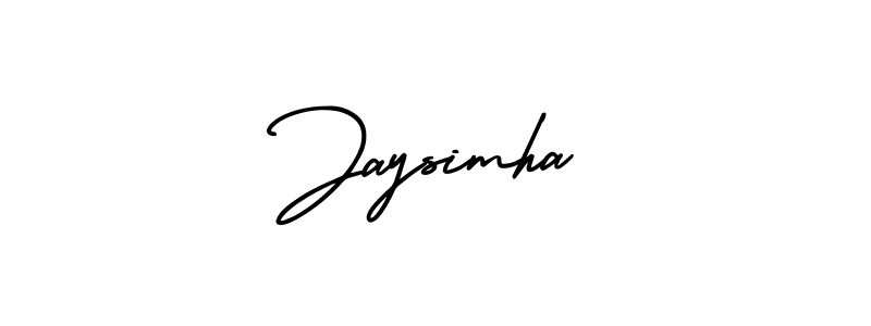 Also we have Jaysimha name is the best signature style. Create professional handwritten signature collection using AmerikaSignatureDemo-Regular autograph style. Jaysimha signature style 3 images and pictures png