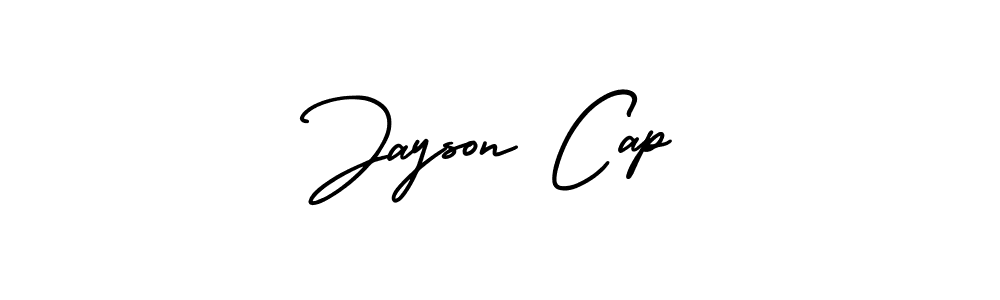 You can use this online signature creator to create a handwritten signature for the name Jayson Cap. This is the best online autograph maker. Jayson Cap signature style 3 images and pictures png