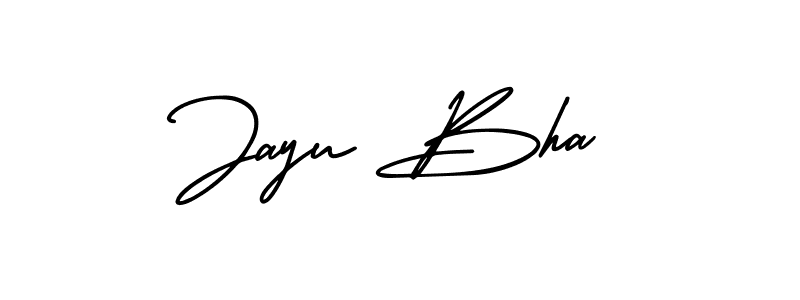 This is the best signature style for the Jayu Bha name. Also you like these signature font (AmerikaSignatureDemo-Regular). Mix name signature. Jayu Bha signature style 3 images and pictures png