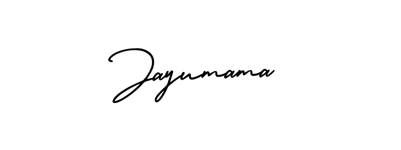 It looks lik you need a new signature style for name Jayumama. Design unique handwritten (AmerikaSignatureDemo-Regular) signature with our free signature maker in just a few clicks. Jayumama signature style 3 images and pictures png