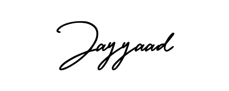 This is the best signature style for the Jayyaad name. Also you like these signature font (AmerikaSignatureDemo-Regular). Mix name signature. Jayyaad signature style 3 images and pictures png