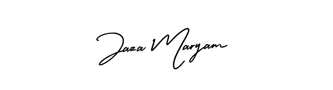 if you are searching for the best signature style for your name Jaza Maryam. so please give up your signature search. here we have designed multiple signature styles  using AmerikaSignatureDemo-Regular. Jaza Maryam signature style 3 images and pictures png