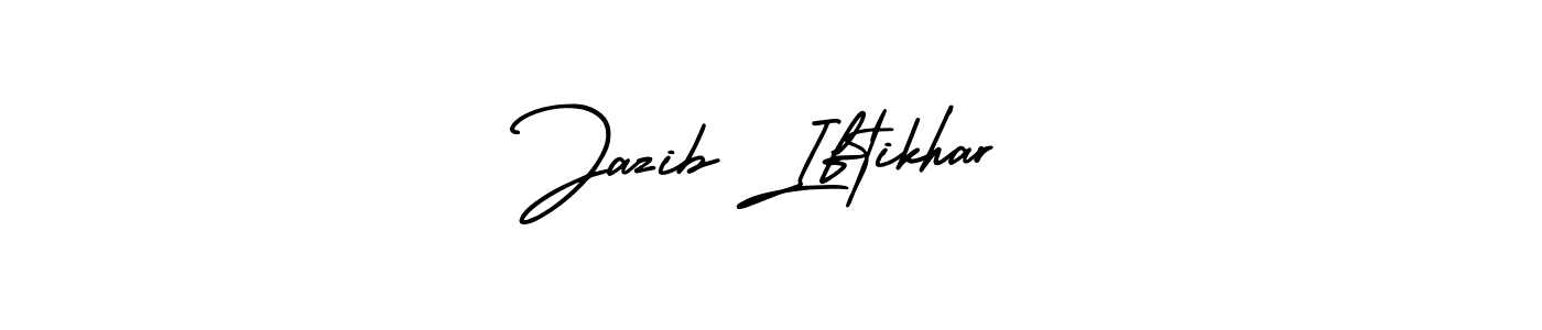 Also we have Jazib Iftikhar name is the best signature style. Create professional handwritten signature collection using AmerikaSignatureDemo-Regular autograph style. Jazib Iftikhar signature style 3 images and pictures png