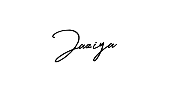 Jaziya stylish signature style. Best Handwritten Sign (AmerikaSignatureDemo-Regular) for my name. Handwritten Signature Collection Ideas for my name Jaziya. Jaziya signature style 3 images and pictures png