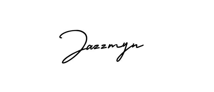 Design your own signature with our free online signature maker. With this signature software, you can create a handwritten (AmerikaSignatureDemo-Regular) signature for name Jazzmyn. Jazzmyn signature style 3 images and pictures png