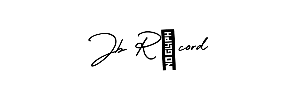 AmerikaSignatureDemo-Regular is a professional signature style that is perfect for those who want to add a touch of class to their signature. It is also a great choice for those who want to make their signature more unique. Get Jb Récord name to fancy signature for free. Jb Récord signature style 3 images and pictures png