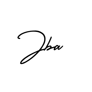 The best way (AmerikaSignatureDemo-Regular) to make a short signature is to pick only two or three words in your name. The name Jba include a total of six letters. For converting this name. Jba signature style 3 images and pictures png