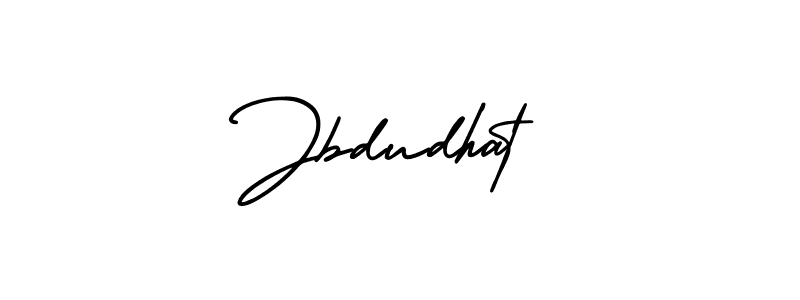 It looks lik you need a new signature style for name Jbdudhat. Design unique handwritten (AmerikaSignatureDemo-Regular) signature with our free signature maker in just a few clicks. Jbdudhat signature style 3 images and pictures png