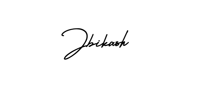 Use a signature maker to create a handwritten signature online. With this signature software, you can design (AmerikaSignatureDemo-Regular) your own signature for name Jbikash. Jbikash signature style 3 images and pictures png