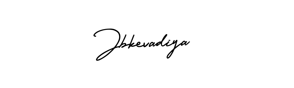 How to make Jbkevadiya signature? AmerikaSignatureDemo-Regular is a professional autograph style. Create handwritten signature for Jbkevadiya name. Jbkevadiya signature style 3 images and pictures png