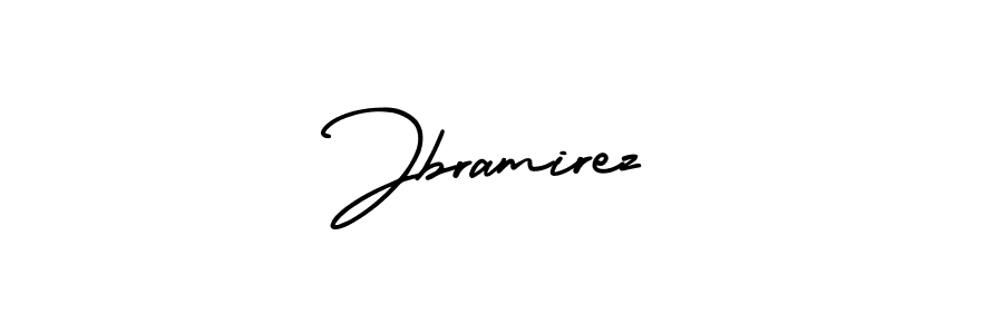 Jbramirez stylish signature style. Best Handwritten Sign (AmerikaSignatureDemo-Regular) for my name. Handwritten Signature Collection Ideas for my name Jbramirez. Jbramirez signature style 3 images and pictures png