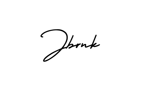 You should practise on your own different ways (AmerikaSignatureDemo-Regular) to write your name (Jbrnk) in signature. don't let someone else do it for you. Jbrnk signature style 3 images and pictures png
