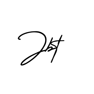 The best way (AmerikaSignatureDemo-Regular) to make a short signature is to pick only two or three words in your name. The name Jbt include a total of six letters. For converting this name. Jbt signature style 3 images and pictures png