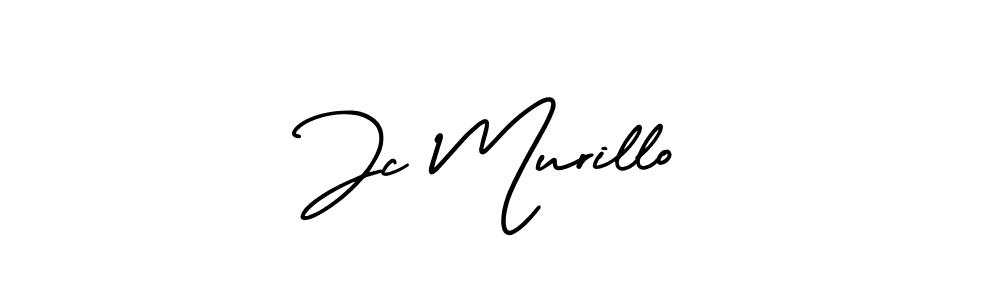 It looks lik you need a new signature style for name Jc Murillo. Design unique handwritten (AmerikaSignatureDemo-Regular) signature with our free signature maker in just a few clicks. Jc Murillo signature style 3 images and pictures png