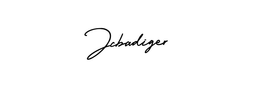 AmerikaSignatureDemo-Regular is a professional signature style that is perfect for those who want to add a touch of class to their signature. It is also a great choice for those who want to make their signature more unique. Get Jcbadiger name to fancy signature for free. Jcbadiger signature style 3 images and pictures png