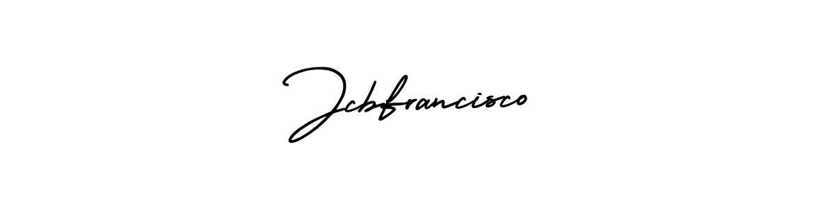 Make a beautiful signature design for name Jcbfrancisco. With this signature (AmerikaSignatureDemo-Regular) style, you can create a handwritten signature for free. Jcbfrancisco signature style 3 images and pictures png