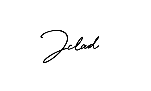 It looks lik you need a new signature style for name Jclad. Design unique handwritten (AmerikaSignatureDemo-Regular) signature with our free signature maker in just a few clicks. Jclad signature style 3 images and pictures png