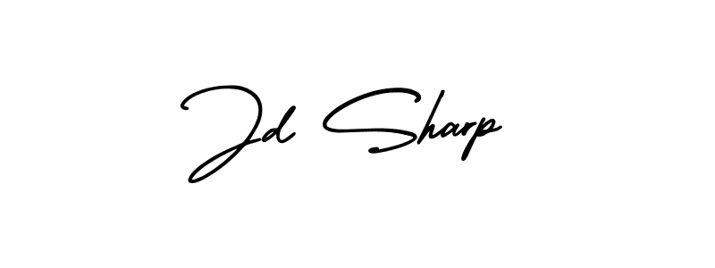 Make a beautiful signature design for name Jd Sharp. Use this online signature maker to create a handwritten signature for free. Jd Sharp signature style 3 images and pictures png