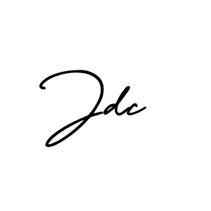 The best way (AmerikaSignatureDemo-Regular) to make a short signature is to pick only two or three words in your name. The name Jdc include a total of six letters. For converting this name. Jdc signature style 3 images and pictures png