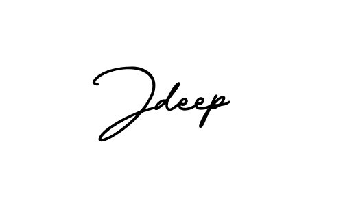 You should practise on your own different ways (AmerikaSignatureDemo-Regular) to write your name (Jdeep) in signature. don't let someone else do it for you. Jdeep signature style 3 images and pictures png