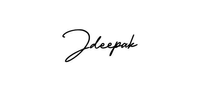 Jdeepak stylish signature style. Best Handwritten Sign (AmerikaSignatureDemo-Regular) for my name. Handwritten Signature Collection Ideas for my name Jdeepak. Jdeepak signature style 3 images and pictures png