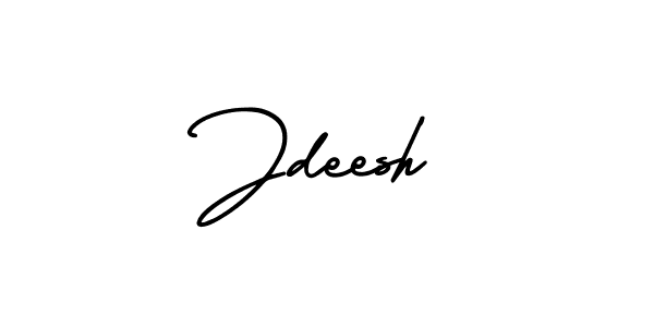 Make a beautiful signature design for name Jdeesh. With this signature (AmerikaSignatureDemo-Regular) style, you can create a handwritten signature for free. Jdeesh signature style 3 images and pictures png