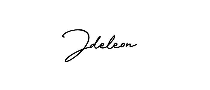 The best way (AmerikaSignatureDemo-Regular) to make a short signature is to pick only two or three words in your name. The name Jdeleon include a total of six letters. For converting this name. Jdeleon signature style 3 images and pictures png