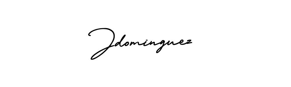 How to make Jdominguez name signature. Use AmerikaSignatureDemo-Regular style for creating short signs online. This is the latest handwritten sign. Jdominguez signature style 3 images and pictures png