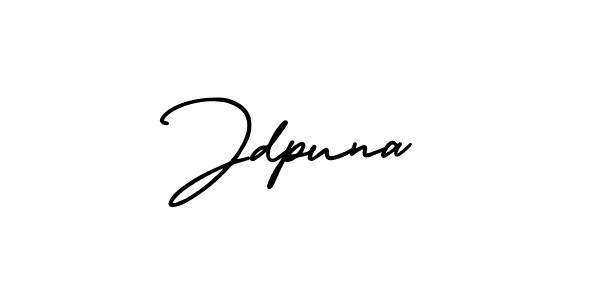 Also You can easily find your signature by using the search form. We will create Jdpuna name handwritten signature images for you free of cost using AmerikaSignatureDemo-Regular sign style. Jdpuna signature style 3 images and pictures png