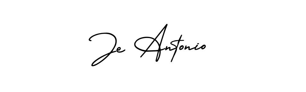 Je Antonio stylish signature style. Best Handwritten Sign (AmerikaSignatureDemo-Regular) for my name. Handwritten Signature Collection Ideas for my name Je Antonio. Je Antonio signature style 3 images and pictures png