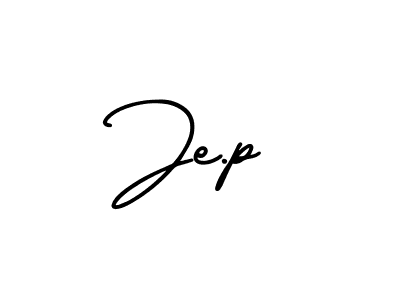 It looks lik you need a new signature style for name Je.p. Design unique handwritten (AmerikaSignatureDemo-Regular) signature with our free signature maker in just a few clicks. Je.p signature style 3 images and pictures png