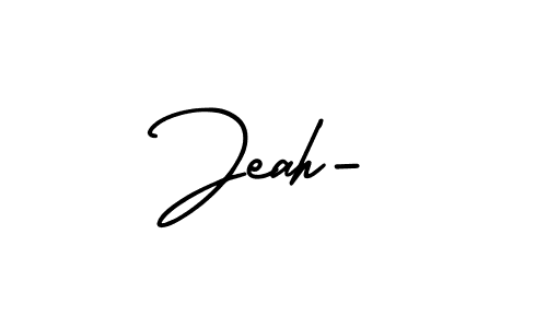 This is the best signature style for the Jeah- name. Also you like these signature font (AmerikaSignatureDemo-Regular). Mix name signature. Jeah- signature style 3 images and pictures png