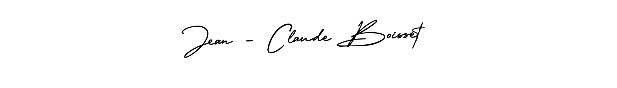 You should practise on your own different ways (AmerikaSignatureDemo-Regular) to write your name (Jean - Claude Boisset) in signature. don't let someone else do it for you. Jean - Claude Boisset signature style 3 images and pictures png