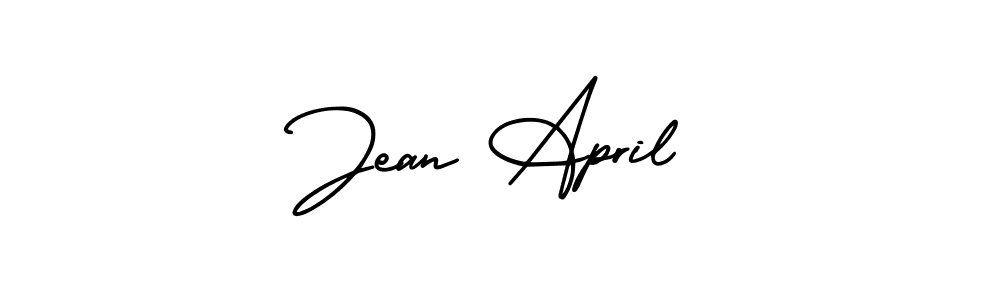 Create a beautiful signature design for name Jean April. With this signature (AmerikaSignatureDemo-Regular) fonts, you can make a handwritten signature for free. Jean April signature style 3 images and pictures png