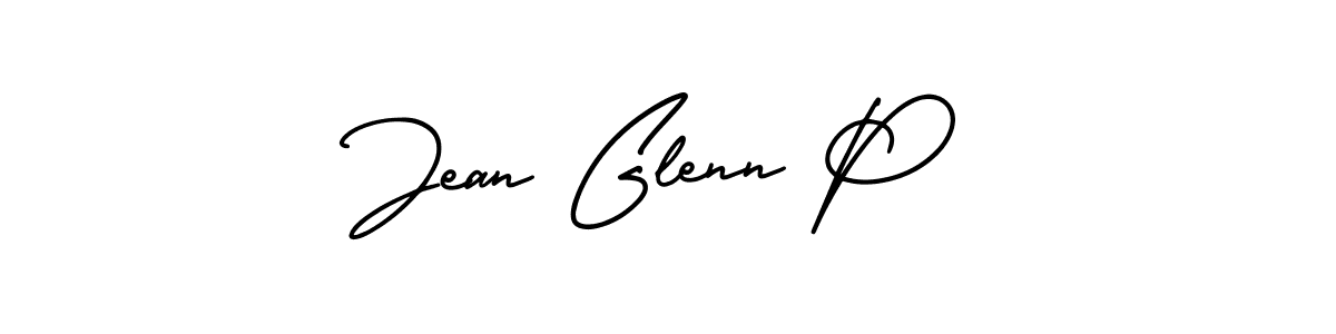How to make Jean Glenn P name signature. Use AmerikaSignatureDemo-Regular style for creating short signs online. This is the latest handwritten sign. Jean Glenn P signature style 3 images and pictures png