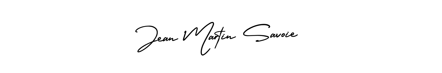 The best way (AmerikaSignatureDemo-Regular) to make a short signature is to pick only two or three words in your name. The name Jean Martin Savoie include a total of six letters. For converting this name. Jean Martin Savoie signature style 3 images and pictures png