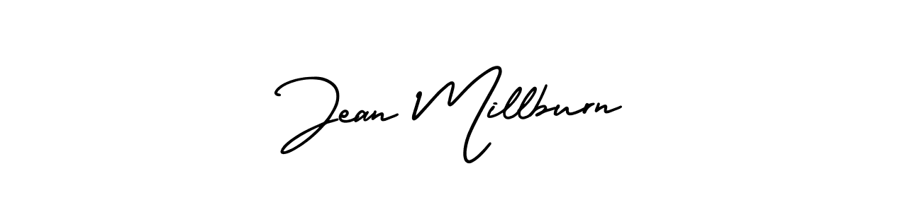 How to Draw Jean Millburn signature style? AmerikaSignatureDemo-Regular is a latest design signature styles for name Jean Millburn. Jean Millburn signature style 3 images and pictures png