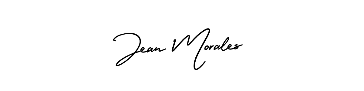 It looks lik you need a new signature style for name Jean Morales. Design unique handwritten (AmerikaSignatureDemo-Regular) signature with our free signature maker in just a few clicks. Jean Morales signature style 3 images and pictures png