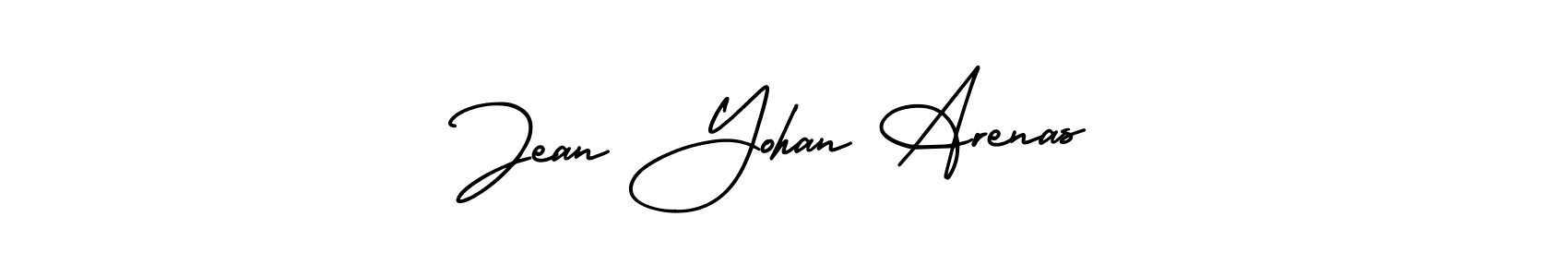 Jean Yohan Arenas stylish signature style. Best Handwritten Sign (AmerikaSignatureDemo-Regular) for my name. Handwritten Signature Collection Ideas for my name Jean Yohan Arenas. Jean Yohan Arenas signature style 3 images and pictures png