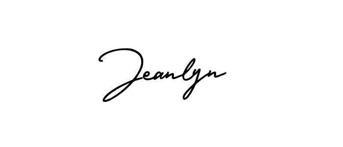 Jeanlyn stylish signature style. Best Handwritten Sign (AmerikaSignatureDemo-Regular) for my name. Handwritten Signature Collection Ideas for my name Jeanlyn. Jeanlyn signature style 3 images and pictures png