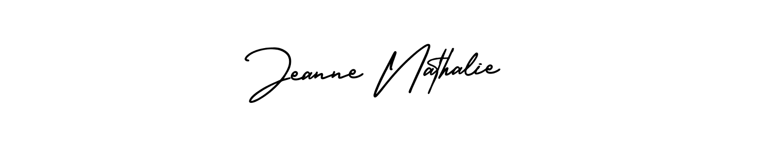 Make a beautiful signature design for name Jeanne Nathalie. Use this online signature maker to create a handwritten signature for free. Jeanne Nathalie signature style 3 images and pictures png