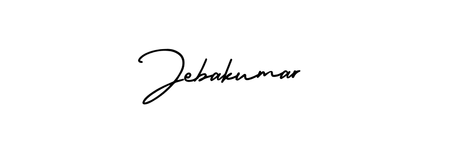 Use a signature maker to create a handwritten signature online. With this signature software, you can design (AmerikaSignatureDemo-Regular) your own signature for name Jebakumar. Jebakumar signature style 3 images and pictures png