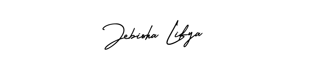 This is the best signature style for the Jebisha Lifya name. Also you like these signature font (AmerikaSignatureDemo-Regular). Mix name signature. Jebisha Lifya signature style 3 images and pictures png