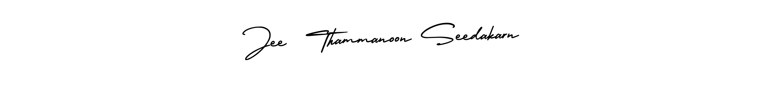 Check out images of Autograph of Jee  Thammanoon Seedakarn name. Actor Jee  Thammanoon Seedakarn Signature Style. AmerikaSignatureDemo-Regular is a professional sign style online. Jee  Thammanoon Seedakarn signature style 3 images and pictures png