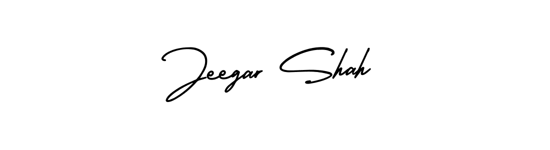 Make a beautiful signature design for name Jeegar Shah. With this signature (AmerikaSignatureDemo-Regular) style, you can create a handwritten signature for free. Jeegar Shah signature style 3 images and pictures png