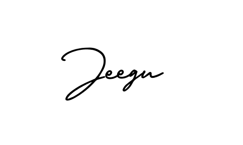It looks lik you need a new signature style for name Jeegu. Design unique handwritten (AmerikaSignatureDemo-Regular) signature with our free signature maker in just a few clicks. Jeegu signature style 3 images and pictures png