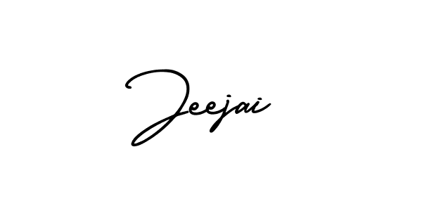 It looks lik you need a new signature style for name Jeejai. Design unique handwritten (AmerikaSignatureDemo-Regular) signature with our free signature maker in just a few clicks. Jeejai signature style 3 images and pictures png