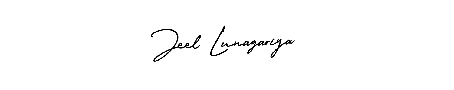 Here are the top 10 professional signature styles for the name Jeel Lunagariya. These are the best autograph styles you can use for your name. Jeel Lunagariya signature style 3 images and pictures png