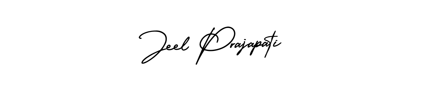 How to Draw Jeel Prajapati signature style? AmerikaSignatureDemo-Regular is a latest design signature styles for name Jeel Prajapati. Jeel Prajapati signature style 3 images and pictures png