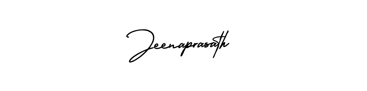 Also You can easily find your signature by using the search form. We will create Jeenaprasath name handwritten signature images for you free of cost using AmerikaSignatureDemo-Regular sign style. Jeenaprasath signature style 3 images and pictures png